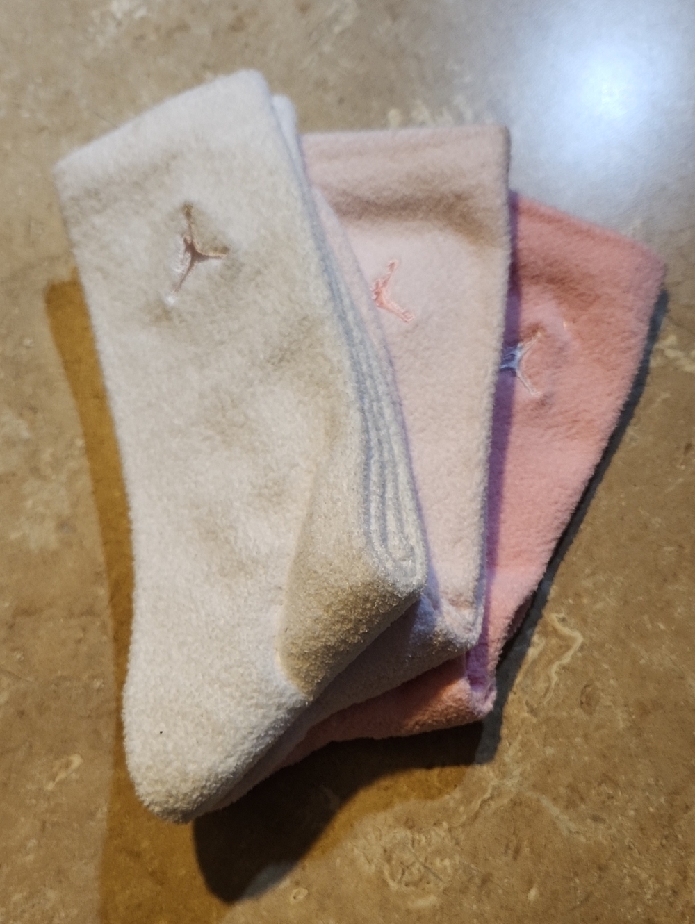Air Jordan 3 Pack Super Soft Pink Cozy Crew Socks